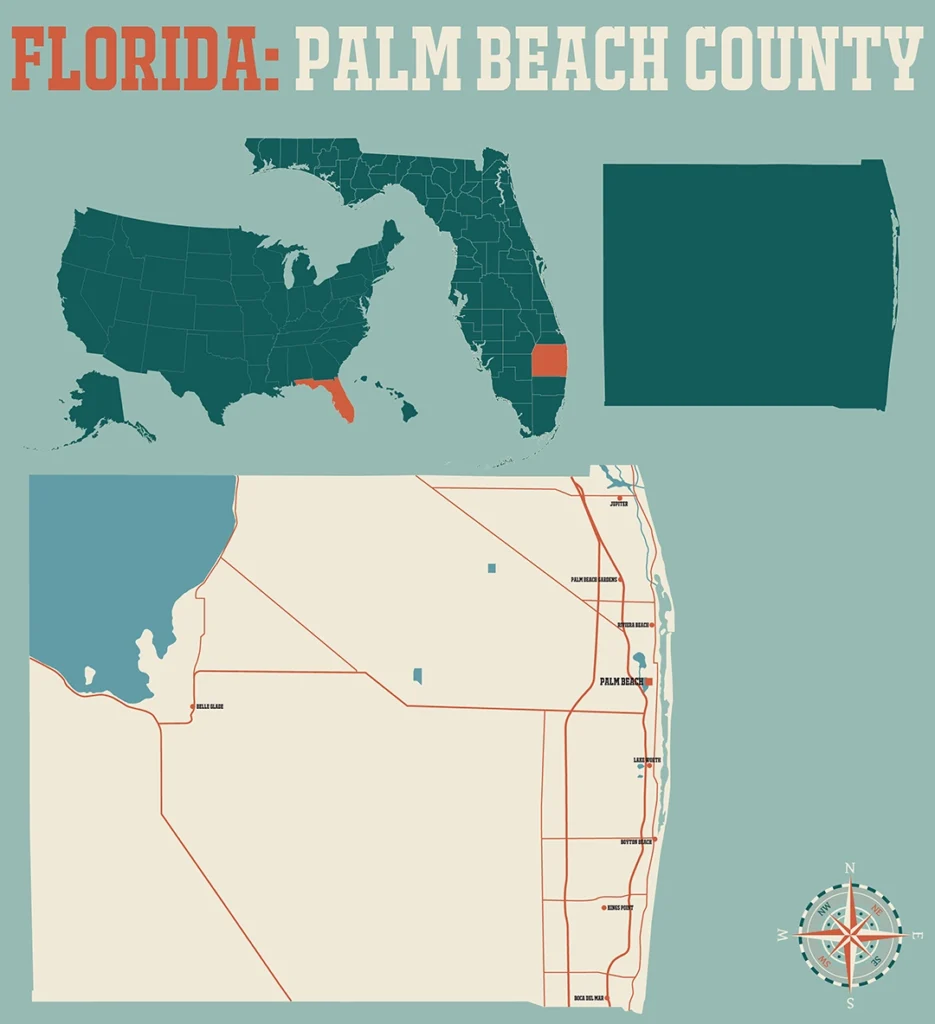 Professional Palm Beach County Pest Control and termite service map Professional Palm Beach County Pest Control and termite service map